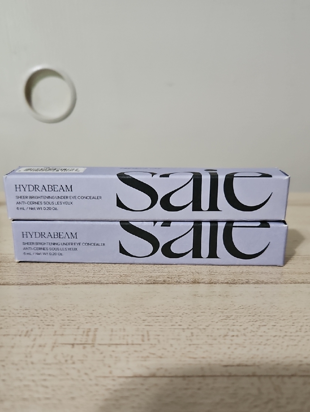 Saie Hydrabeam Under Eye Concealer in Lavender Packaging